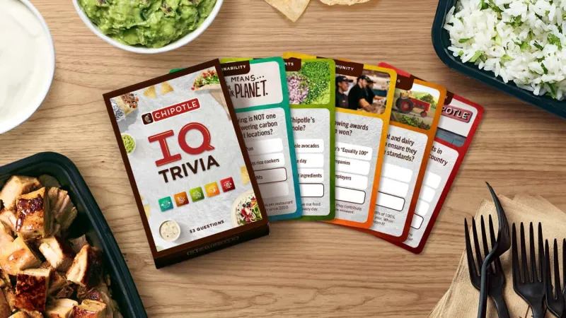 Play Chipotle's trivia game to get a free entre, reward points, and other prizes