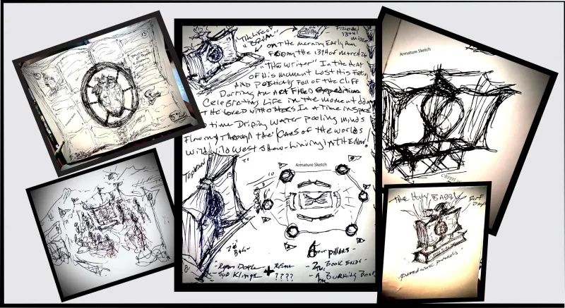 For Atlanta artist Charlie Smith, a Burning Man sculpture acts as 'an open book'