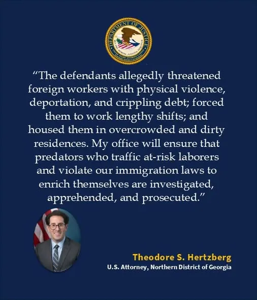 Cartersville-based flooring manufacturer Wellmade Industries; a Chinese national, face federal charges of forced labor, conspiracy to commit forced labor, and alien...