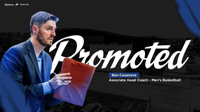 Ben Casanova Promoted to Associate Head Coach of Men's Basketball Team
