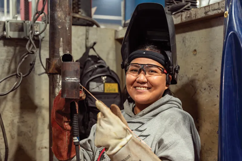 At Atlanta's new welding school, women wield the torch
