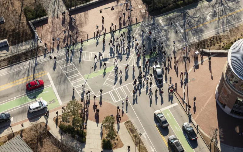 Safety enhancements help protect pedestrians across UGA's campus