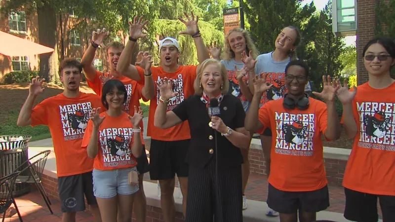 Mercer welcomes 1,000+ freshmen, 100 transfers as it opens 194th academic year