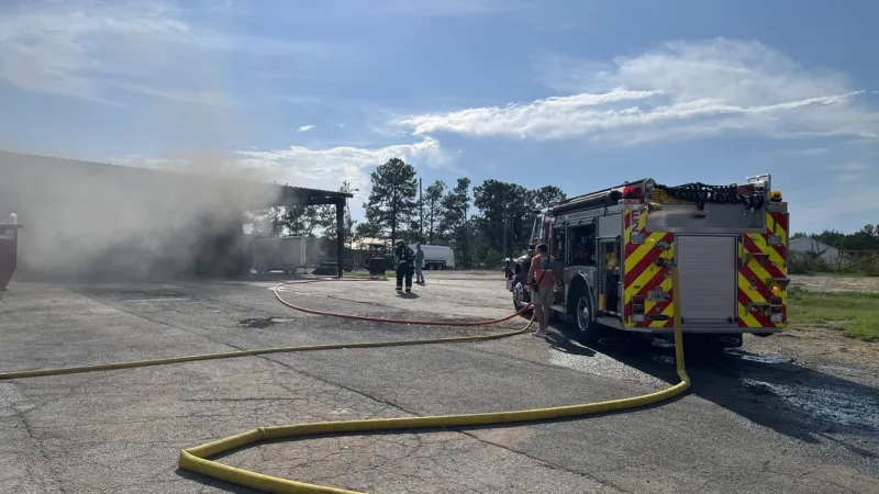 Electrical fire sparks commercial blaze on Mayview Road; drivers urged to avoid area