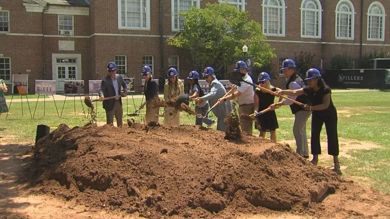 Wesleyan College breaks ground on transformations to historic Porter Gymasium