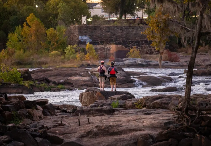 Coroner: 20-year-old slipped off rocks and drowned in the Chattahoochee