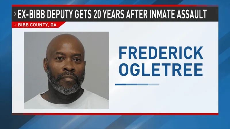 Ex-Bibb jail deputy gets 20 years after guilty plea in 2023 assault on female inmate