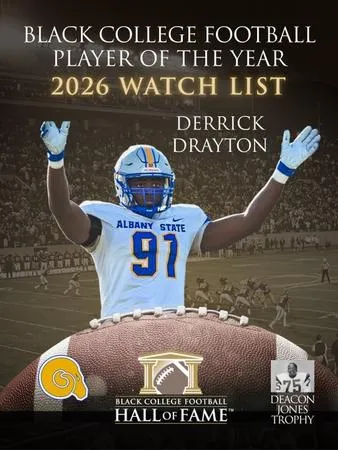 Drayton Named to 2026 Black College Football Player of the Year Watch List