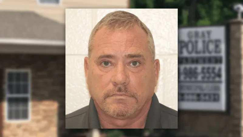Gray Police officer arrested following alleged 'inappropriate contact' with a child
