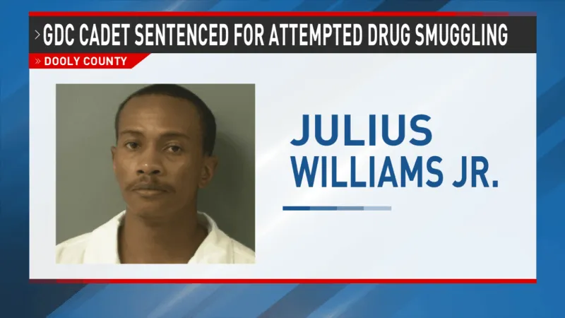 DOJ: Ex-GDC cadet sentenced to 15 years for smuggling meth into Dooly State Prison