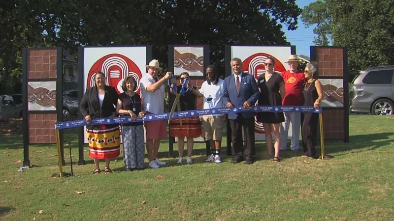New 'Medicine River' public art aims to connect and heal Macon and Mvskoke communities