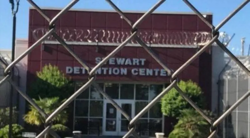 Senator Warnock, members of congress take aim at Stewart Detention Center