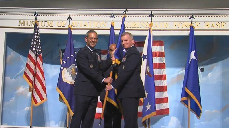 Lt. Gen. Paul R. Fast takes command of Air Force Reserve Command at Robins AFB
