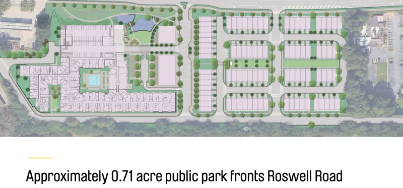 Potential North River Shopping Center overhaul includes a Sandy Springs park