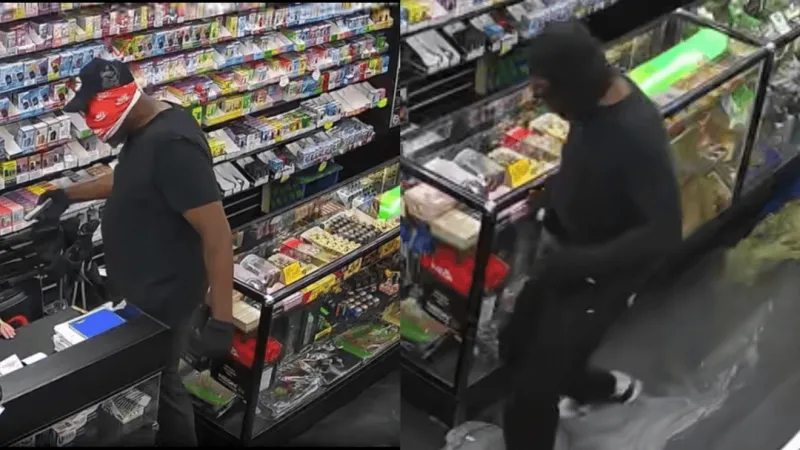 Two men wanted after violent armed robbery at Macon smoke shop on Riverside Drive