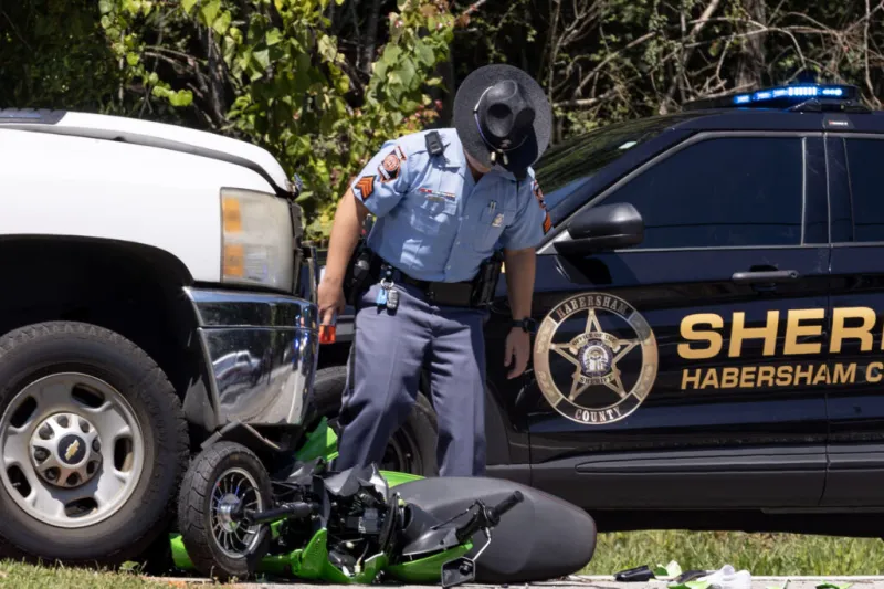 One critically injured in head-on collision between scooter, utility truck