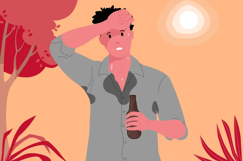 Extreme heat and childhood adversity linked to drinking patterns in older adults