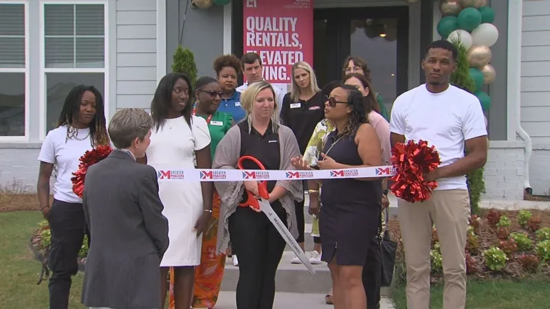 Ribbon cutting marks opening of ResiHome at Highland Pointe rental community in Macon
