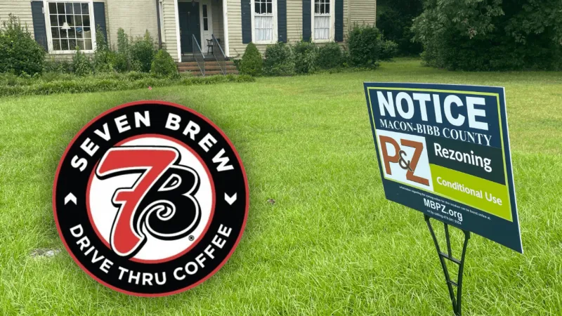 New 7Brew Drive-Thru Coffee location proposed on Zebulon Road in north Macon