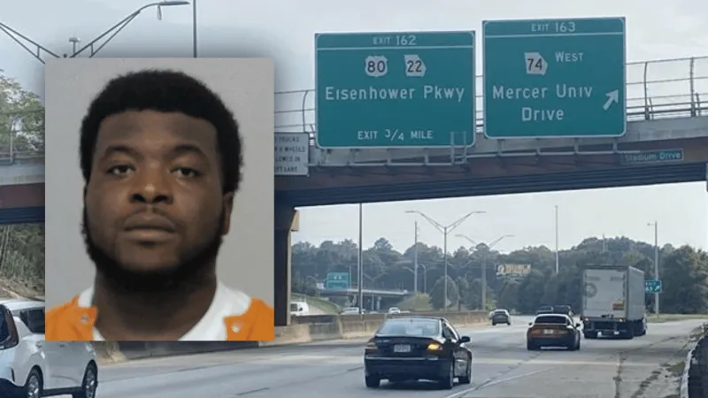 Report: Man arrested in middle of I-75 after fleeing Bibb deputies during domestic call