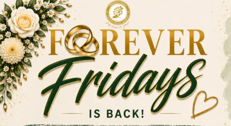 Fulton County Probate Court relaunching free Friday weddings