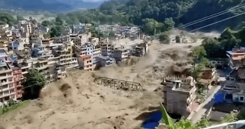 Nepal-China flood survivors reach safe areas as families await news of nearly 3,000 missing
