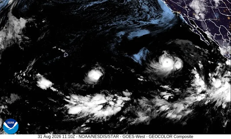 Karina strengthens into a Category 4 hurricane in the Pacific far from land, forecasters say