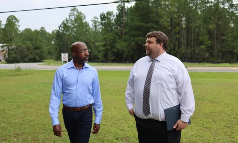 Senator Warnock Visits Future OpenAI Data Center Site, Calls for Statewide Moratorium