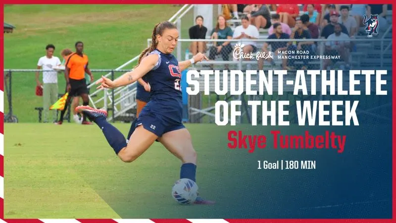 Skye Tumbelty Named Chick-fil-A Student-Athlete of the Week