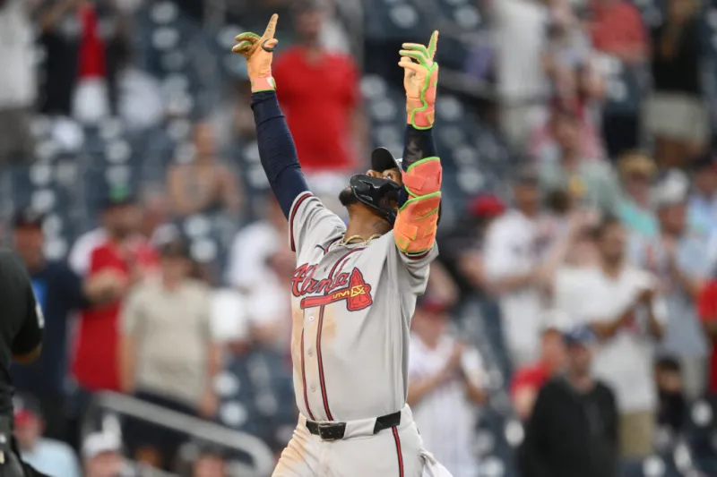 Ronald Acua Jr. becomes fastest to 200 homers, 200 steals as Braves beat Nationals 9-0