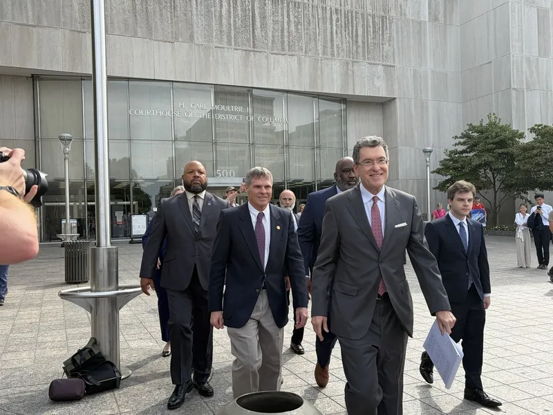 Judge criticizes Trump pressure on prosecutors on reflecting pool vandalism charges