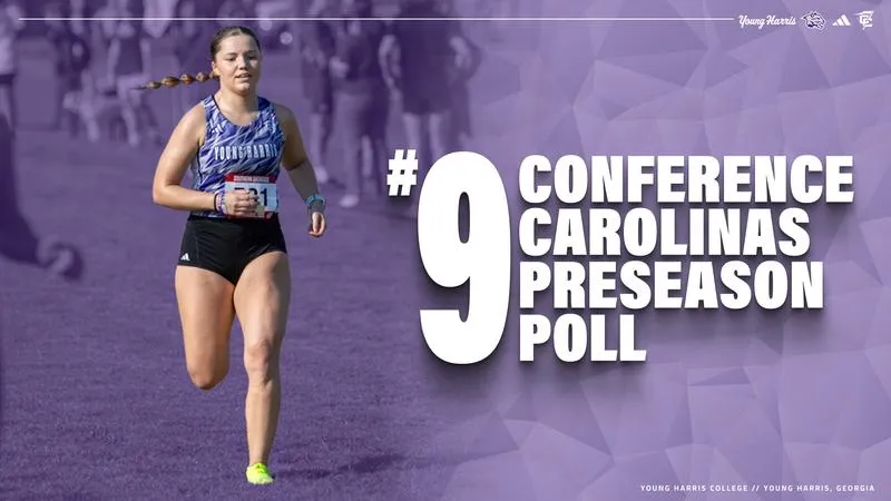 Young Harris Women's Cross Country Picked Ninth in Conference Carolinas Preseason Poll