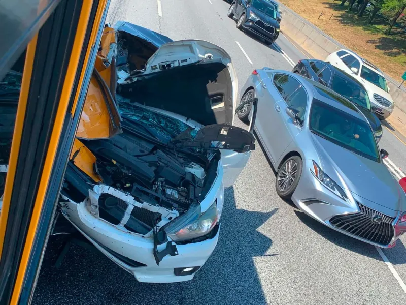 Habersham student-athlete hospitalized after I-85 crash; parents question lack of HCS police escort