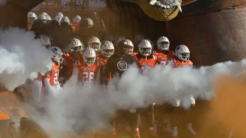 Mercer Football rolls past Presbyterian 62-3