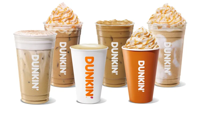 Dunkin' offers a FREE Pumpkin Spice Latte with any purchase on Tuesday only