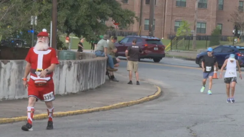 'Running for the fun of It': Santa and runners lace up for 49th Macon Labor Day Road Race