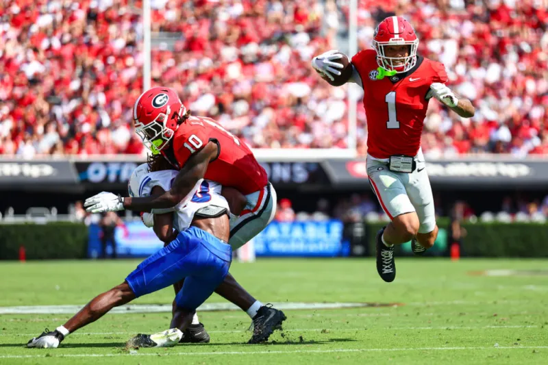 No. 2 Georgia faces pleasant dilemma of finding room for its deep and talented group of tight ends