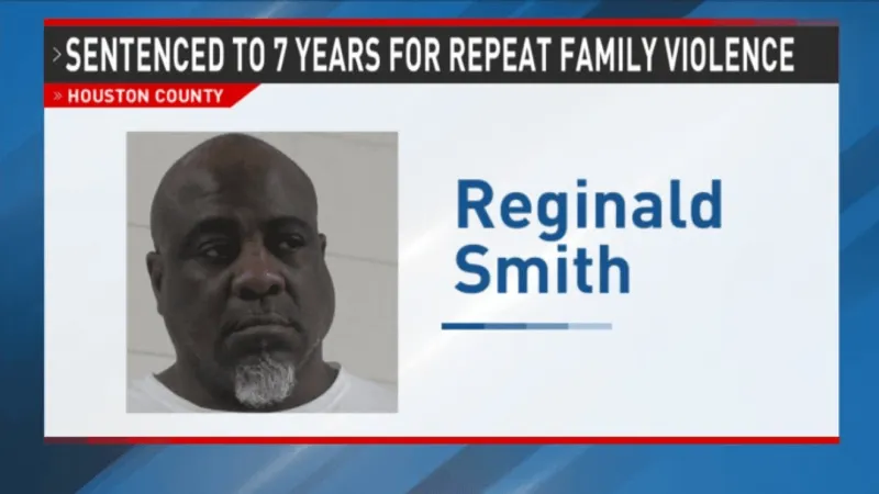 Warner Robins man sentenced to 7 years for repeat family violence attacks, DA says