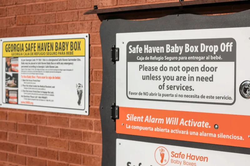 Georgia's first baby box creates the option for the anonymous surrender of infants