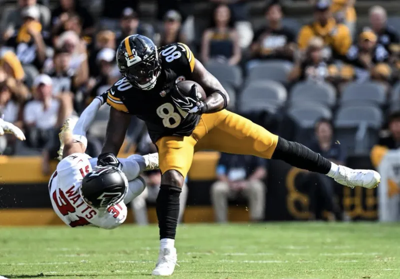 T.J. Watt's late pick-6 pushes sluggish Steelers past Falcons 20-13