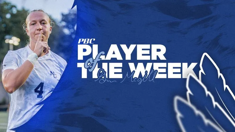 McGill Earns PBC Women's Soccer Player of the Week Honor