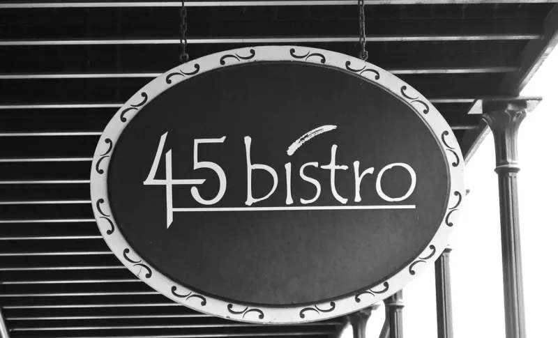 45 Bistro Makes it Official: They will leave The Marshall House at Year's End