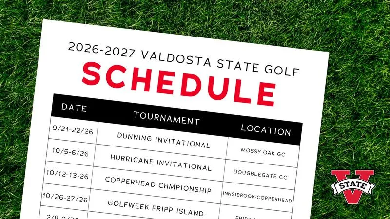 Golf Unveils 2026-27 Schedule
