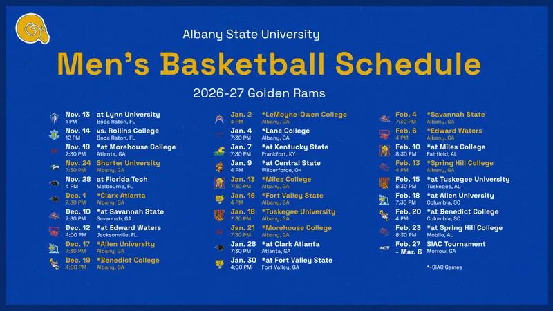Golden Rams Announce Upcoming 2026-27 Men's Hoops Docket