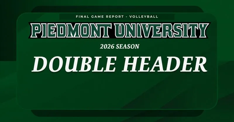 VOLL Final DH Report: Piedmont 3, Brevard 2; Piedmont 3, Oglethorpe 0