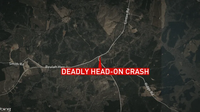 Man dead, woman airlifted after head-on crash Wednesday evening in Hancock County