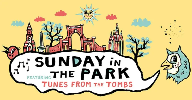 Oakland Cemetery's "Tunes from the Tombs" & "Sunday in the Park" event takes place on Sept. 27th