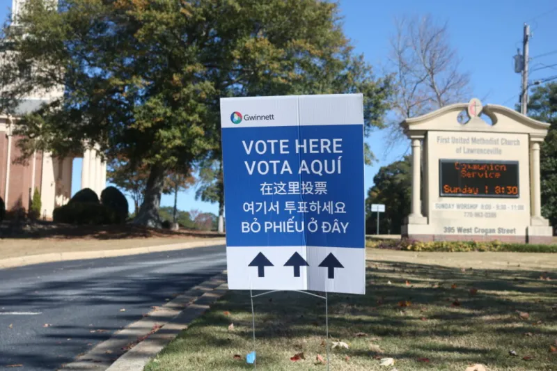 Three Georgia counties flagged by Trump administration for using non-English election materials