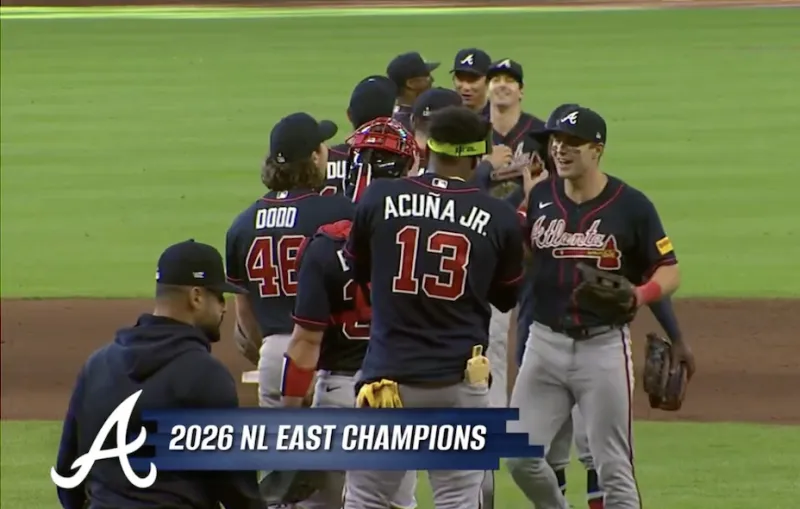 Atlanta Braves clinch 7th NL East title in 9 years