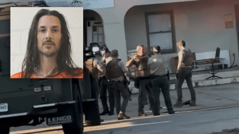Report details man's arrest for barricading self, pouring gas inside home during eviction